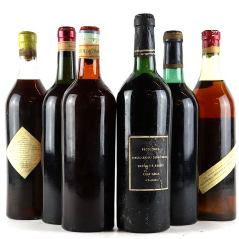assorted vintage italian wines  bottles wine auctioneer