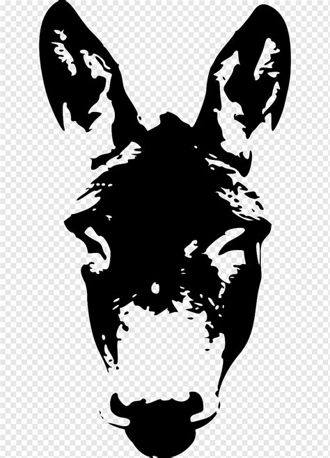 esel maultier zeichnung silhouette esel tiere kunst schwarz png