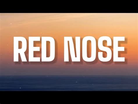 technne red nose lyrics youtube