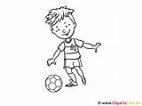 Soccer Colouring Sheet Voetbal Kleurplaat Kleurplaten Clipartsfree Printen sketch template