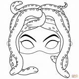 Medusa Supercoloring Mythology Printables sketch template