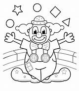 Clown Coloring Pages Evil Getcolorings sketch template
