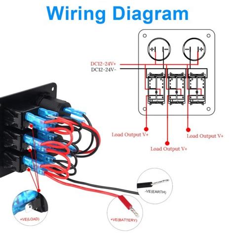 wiring  rocker switch