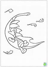 Dinokids Piglet sketch template