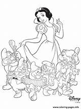 Coloring Snow Princess Pages Printable Color sketch template