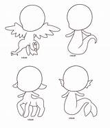 Chibi Base Drawing Poses Drawings Body Kawaii Deviantart Reference Cute Easy Draw Sketches Sketch Tips Anime Vẽ Visit Use Truy sketch template