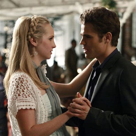 Caroline And Stefan S From The Vampire Diaries Popsugar Entertainment