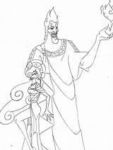 Hades Persephone Villains Demeter Goddess Fires Coloringhome Xcolorings Uav sketch template