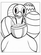 Easter Coloring Pages Duck Eggs sketch template