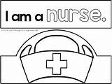 Helpers Helper Nurse Firefighter Worksheets Ecdn Enfermera Profesiones Oficios Pay Homecolor Headband sketch template