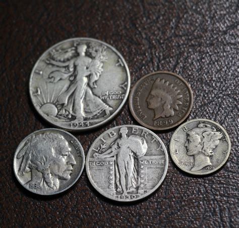 silver coins  coin collection set  silver type coins