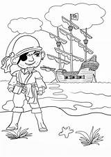 Pirate Pages Kids Colouring Coloring Printable Pirates Treasure Ships Ship Intheplayroom Print Book Everfreecoloring Cartoon Talk Map Jake Seuss Dr sketch template
