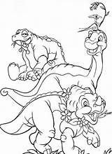 Coloring Land Pages Dinosaur Disney Before Time Printable Dinosaurier Ausmalbilder Kids Colouring Sheets sketch template