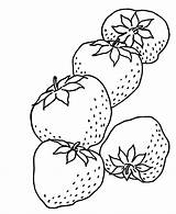 Coloring Strawberry Pages Strawberries Fruit Printable Book Food Color Sheets Fruits Cute Objects Simple Colouring Fresh Sheet Colour Clipart Kids sketch template