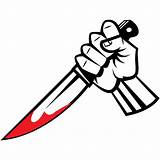 Clipart Knife Bloody Blood Clip Machete Cliparts Library Vector sketch template