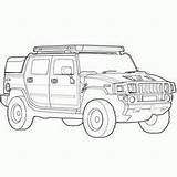 Hummer Colorat Camion Masini H2 Planse Monstruo Masina Vehículos Coloriages Colorier Drawing Coche Ko sketch template