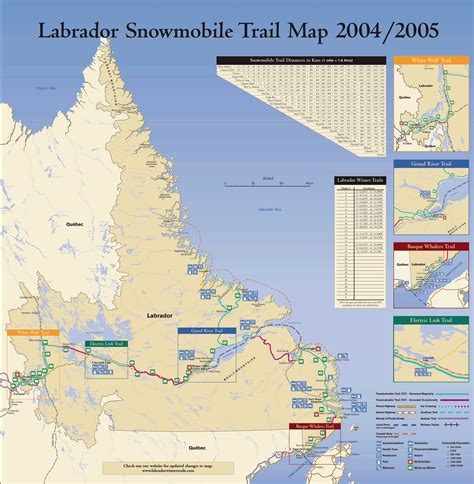 labrador canada map