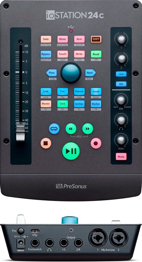 presonus iostation  combines audio recording  production control