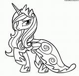 Colorear Pony Princesa Cadance Celestia Luna Relacionados Impresion sketch template
