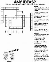 Puzzle Rebus Crossword Any Crayola Coloring sketch template