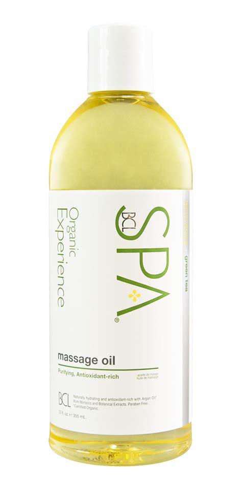 bcl spa lemongrass green tea massage oil  oz ca dannyco