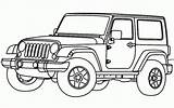 Jeeps Coloriage Colorir Wrangler Silverado Recherche Depuis sketch template