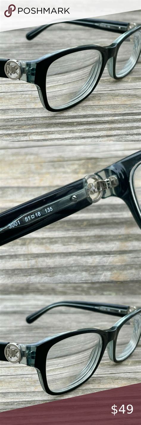 michael kors eyeglasses black ravenna mk8001 glasses frame only 51[]18