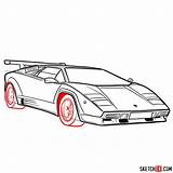 Countach Sketchok Supercars sketch template