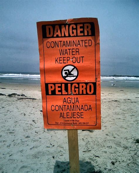 Ocean Beach Stay Away From The Water It’s A Sewage Spill