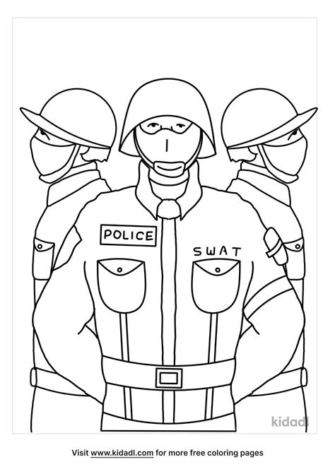 swat team coloring page coloring page printables kidadl