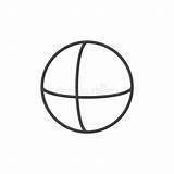 Sphere Geometrica Esfera Sfera Profilo Geometrical Esquema Icono Geométrica Dragoart sketch template