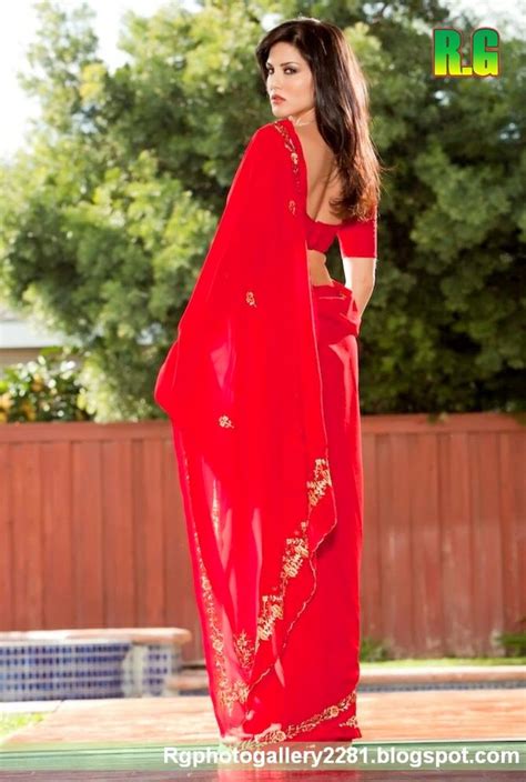 Sunny Leone Rock Star Sunny Leone Hindu Saree Tease