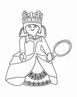 Playmobil Coloriages Princesse Robe sketch template