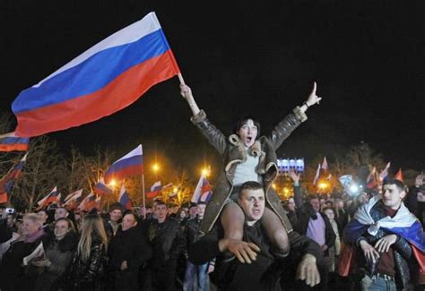 Crimeans Overwhelmingly Vote To Secede From Ukraine Join Russia