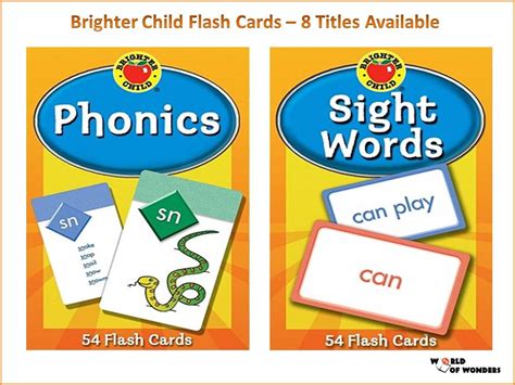 world  wonders brighter child flash cards