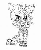 Monster High Coloring Pages Baby Dolls Printables Doll Babies Book Toralei Printable Stripe Library Clipart Print House Boyama Anycoloring Pano sketch template