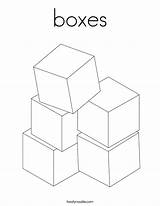 Boxes Stacked Noodle Twisty Twistynoodle sketch template