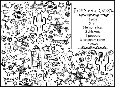 kids menu coloring page     entertained   rainy