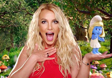 Spears Smurfs 2 Song Was Too Ooh La La Hollywood News India Tv