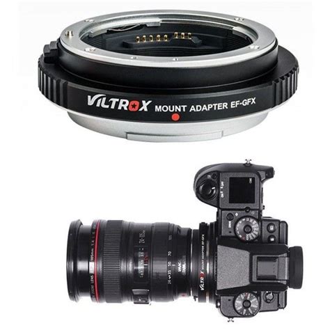 viltrox ef gfx auto focus lens mount adapter with aperture control de