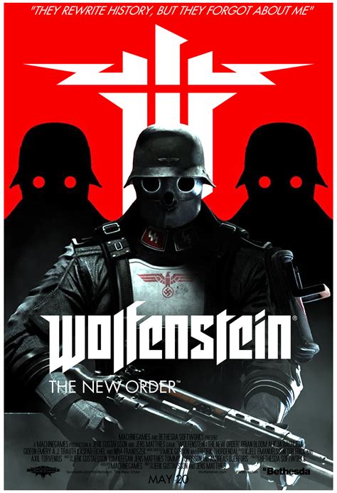 Wolfenstein The New Order Movie Poster Version By