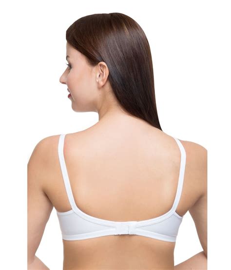 buy fittme white cotton bra online at best prices in india snapdeal