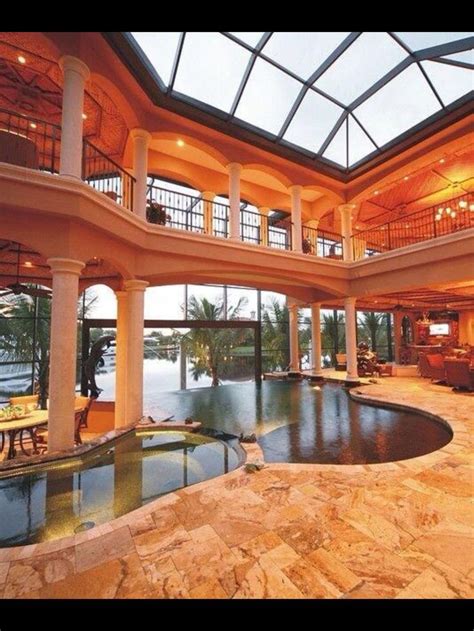 indoor pool  waterfall   outdoor pool indoor outdoor pool swimming pool house pool