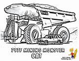 Coloring Pages Construction Highway Cat Heavy Equipment Excavators Designlooter Mining 797f Truck Thanksgiving Comments sketch template