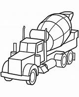 Coloring Mixer Concrete Printable Drawing Motorcars Topcoloringpages Truck Pages Getdrawings sketch template