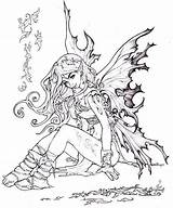 Fairy Coloring Pages Autumn Drawings Fairies Pallat Deviantart Adults Adult Dragon Drawing Tattoo Wizard Printable Coloriage Book Fall Von Bing sketch template