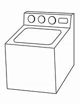 Washing Machine Clipart Pages Washer Dryer Cliparts Colouring Clip Coloring Template Sketch Clipground Library 2021 sketch template