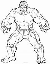 Hulk Colorea Increible sketch template
