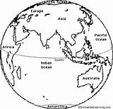 Hemisphere Globe sketch template