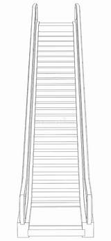 Escalator Roltrap Schets Geeft sketch template